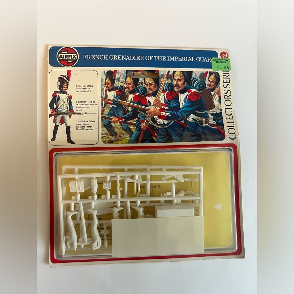 French Grenadier of the Imperial Guard Kids Toy Model - White